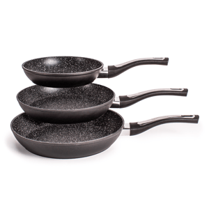 BergHOFF Essentials 3pc. Nonstick Hard Anodized Frying Pan Set