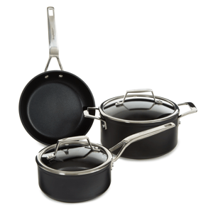 BergHOFF Essentials 5pc. Nonstick Cookware Set with Glass lid