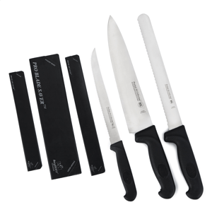BergHOFF Soft Grip 3pc. Stainless Steel Knife Set