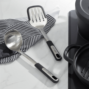 BergHOFF Graphite 2pc. Slotted Turner & Soup Ladle Set