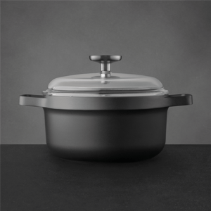 BergHOFF GEM Nonstick Cast 3qt. Stockpot with Glass Lid alternate view