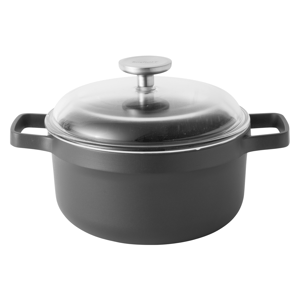 BergHOFF GEM Nonstick Cast 3qt. Stockpot with Glass Lid