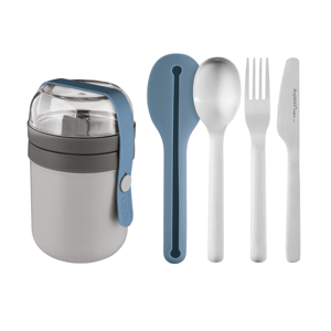 BergHOFF Leo 5pc. Travel Set with Dual Lunch Pot & Flatware