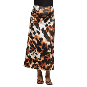 Womens Maternity 24/7 Comfort Apparel Animal Maxi Skirt