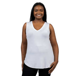 Plus Size 24/7 Comfort Apparel V-Neck Tank Top