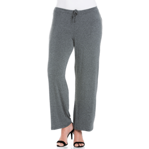 Plus Size 24/7 Comfort Apparel Stretch Drawstring Pants
