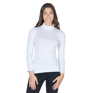 Womens 24/7 Comfort Apparel Classic Turtleneck Long Sleeve Tee