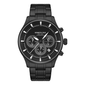 Mens Kenneth Cole New York(R) Chronograph Black Watch-KCWGI0058402