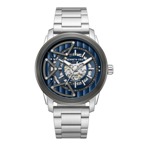 Mens Kenneth Cole New York(R) Automatic Silver Watch - KCWGY0064903