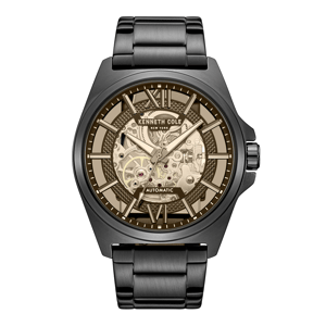 Mens Kenneth Cole New York(R) Automatic Black Watch - KCWGY0065104