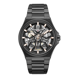 Mens Kenneth Cole New York(R) Automatic Black Watch - KCWGY0065303