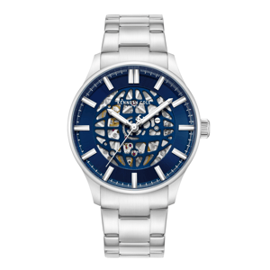 Mens Kenneth Cole New York(R) Automatic Silver Watch - KCWGY0089003