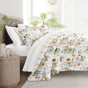 Soft Essentials Ultra-Soft Chintz Floral Reversible Comforter Set