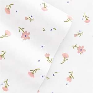 Soft Essentials 4pc. Garden Farmhouse Soft Floral Sheet Set alternate view