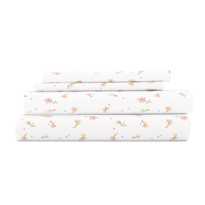 Soft Essentials 4pc. Garden Farmhouse Soft Floral Sheet Set