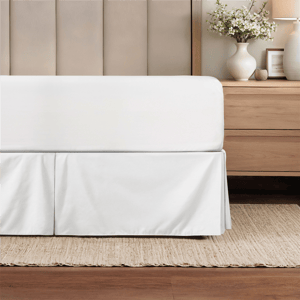 Soft Essentials Premium Pleated Dust Ruffle Bed Skirt