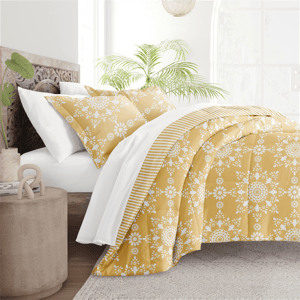Soft Essentials Daisy Medallion Reversible Comforter Set