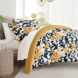 Soft Essentials Ultra-Soft Boho Flower Reversible Duvet Cover Set
