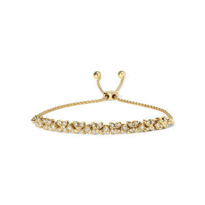Haus of Brilliance 1/4ctw. Diamond Marquise Link Bolo Bracelet