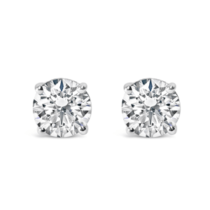 Haus of Brilliance 1ctw Brilliant Lab-Grown Diamond Stud Earrings
