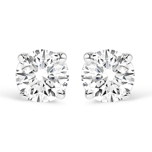Haus of Brilliance 1ctw Lab-Grown Diamond Push Back Stud Earrings