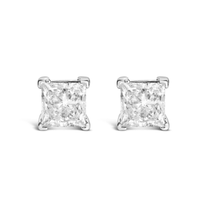 Haus of Brilliance 2ctw. Princess Lab-Grown Diamond Stud Earrings