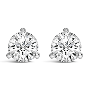 Haus of Brilliance 2ctw. Martini Lab-Grown Diamond Stud Earrings