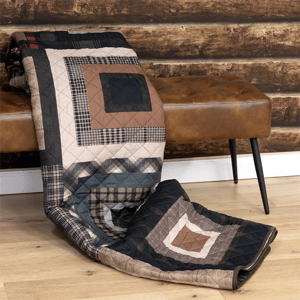 Donna Sharp Lodge Square Quilted Throw