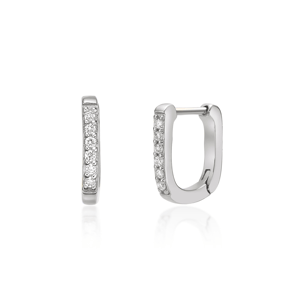 Brilliant Grown 1/10ctw. Lab-Grown Diamond Hoop Earrings