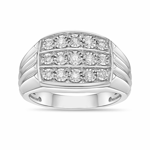 Mens Lynx 1/4ctw. Miracle Set Lab-Grown Diamond Ring - 6R33SI