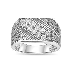 Mens Lynx 1/2ctw. Miracle Set Lab-Grown Diamond Ring
