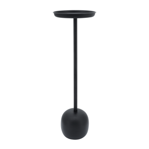 Sagebrook Home 25in. Modern Black Accent Table with Tray Top