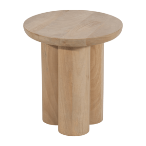 Sagebrook Home Modern Mango Wood Round Accent Table
