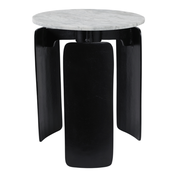 Sagebrook Home Marble Top 3-Legged Accent Table