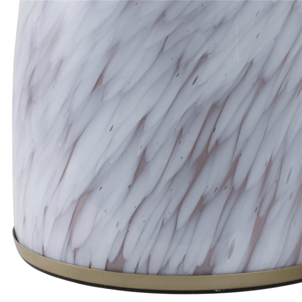 Sagebrook Home Rosario Small Art Iridescent Glass Accent Table alternate view