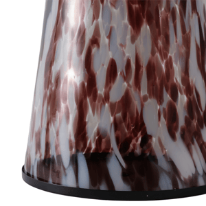 Sagebrook Home 19in. Platar Dapple Art Glass Accent Table alternate view