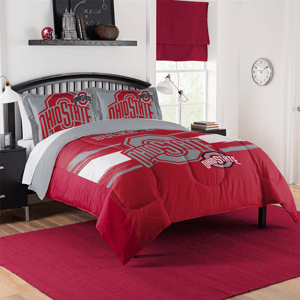 Sweet Home Collection NCAA Ohio State Buckeyes Comforter Set