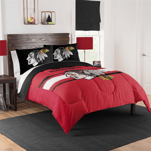 Sweet Home Collection NHL Chicago Blackhawks Comforter Set