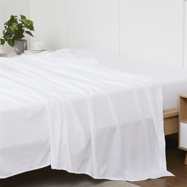 Sweet Home Collection Ultra Soft Microfiber Flat Sheet