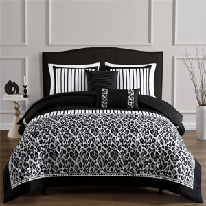Bebejan Jaguar Sateen 5pc. Reversible Comforter Set