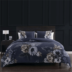 Bebejan(R) Forget Me Not Cotton 3pc. Reversible Duvet Cover Set