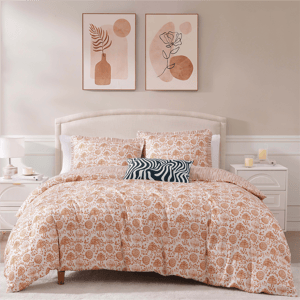 BebeTeen By Bebejan Clay Trees Reversible Comforter Set