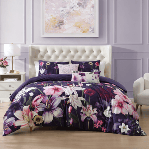 Bebejan Morning Glory 5pc. Reversible Comforter Set