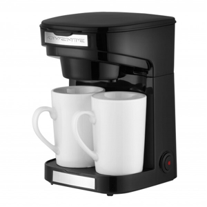 Ovente Double Drip Coffee Maker with Mugs