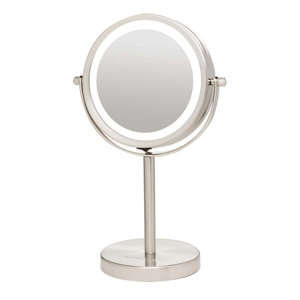 Ovente 6in. Lighted Magnification Makeup Mirror