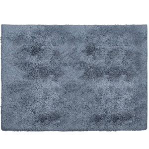 HomeRoots Grey Shag Power Loom Non Skid Rectangular Area Rug