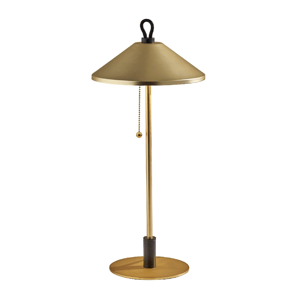 HomeRoots 20in. Black & Gold Two Light LED Desk Lamp