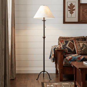 HomeRoots 57in. Traditional Shape Floor Lamp with Empire Shade alternate view