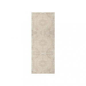 HomeRoots Transitional Beige Medallion Runner