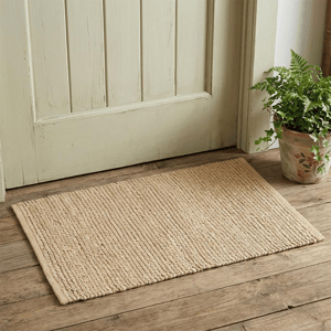HomeRoots Natural Jute Flatweave Handmade Accent Rug